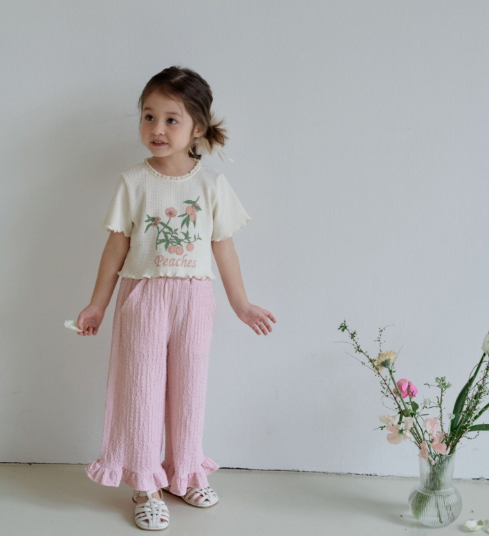 [K-Premium] Cooling Ruffle Detail Pants