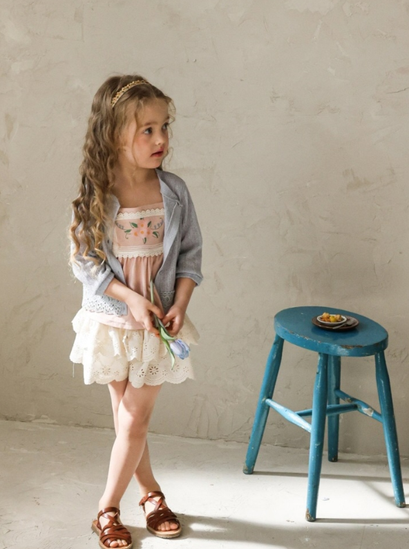 [K-Premium] Flower-Punching Double Layered Shorts