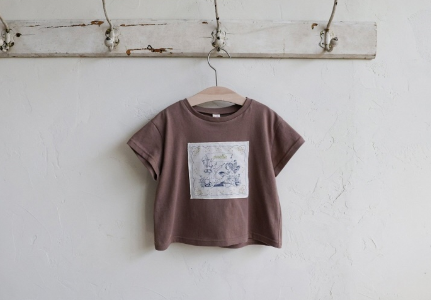 [K-Premium] Daily Flower Point T-Shirt