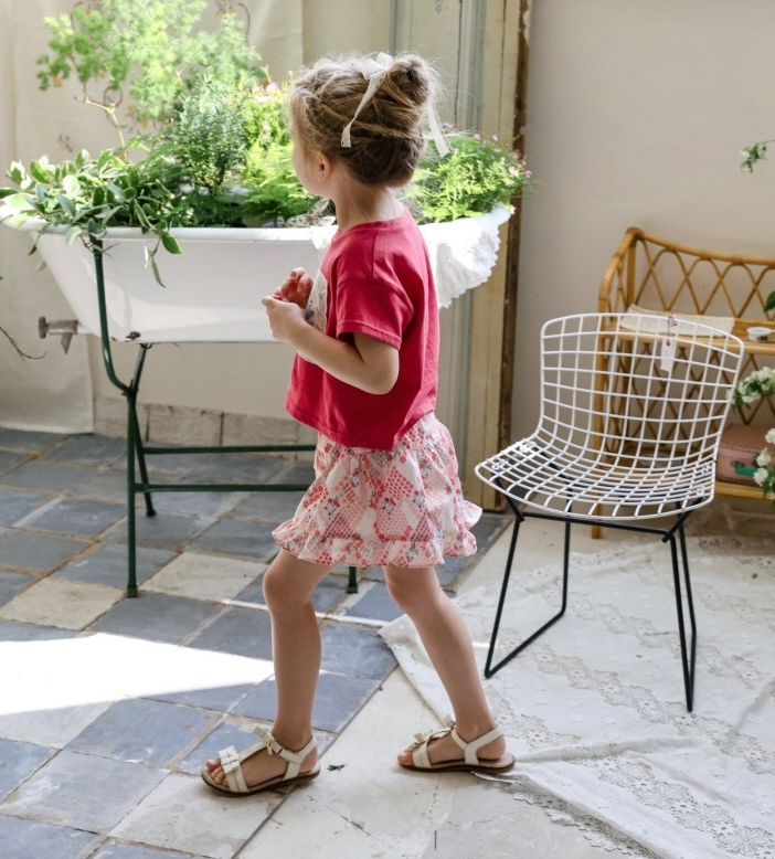 [K-Premium] Ruffle Flare Cooling Pants