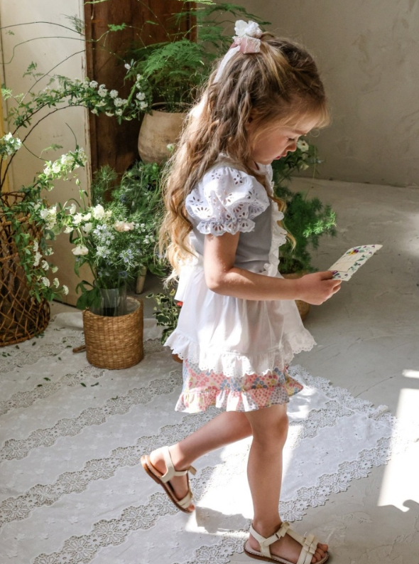 [K-Premium] Ruffle Flare Cooling Pants