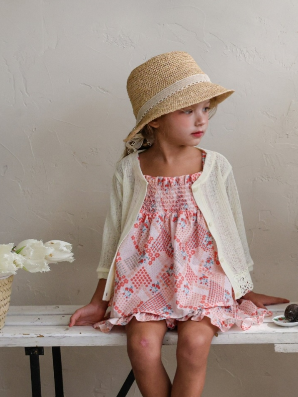 [K-Premium] Ruffle Cooling Sleeveless Blouse
