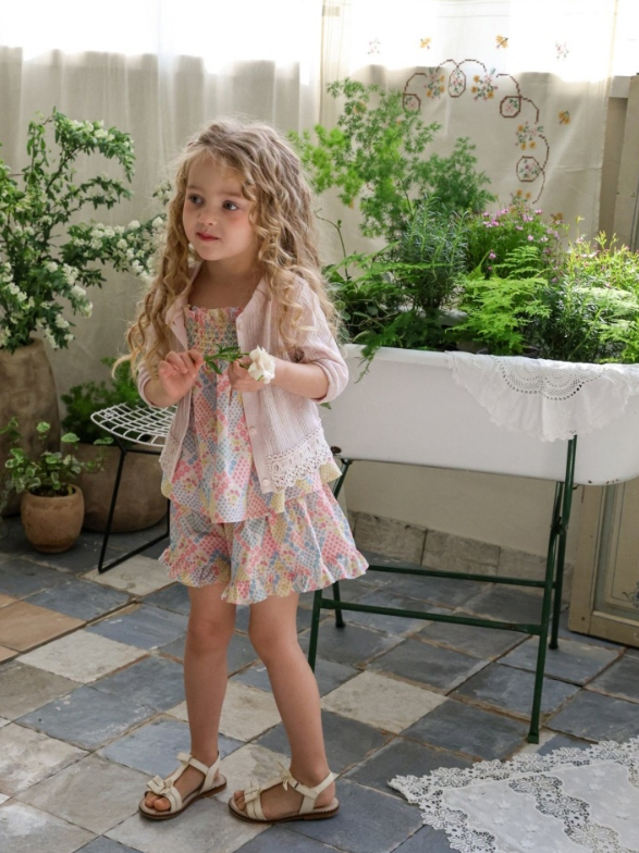 [K-Premium] Ruffle Cooling Sleeveless Blouse