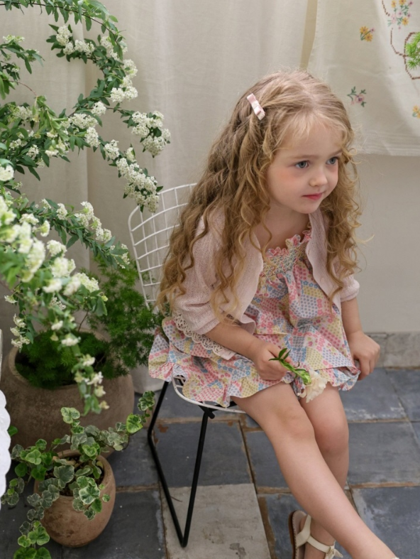 [K-Premium] Ruffle Cooling Sleeveless Blouse