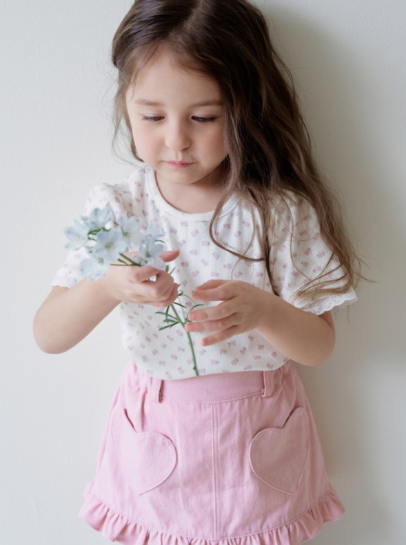 [K-Premium] Frill Heart Skirt