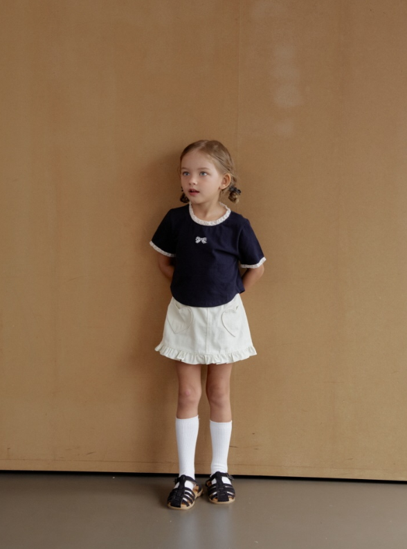 [K-Premium] Frill Heart Skirt