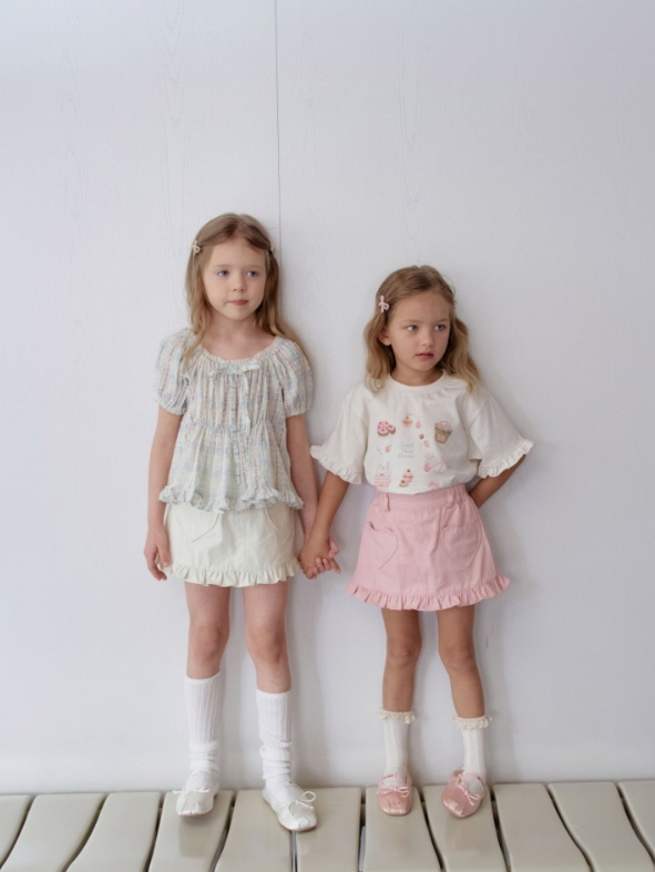 [K-Premium] Frill Heart Skirt