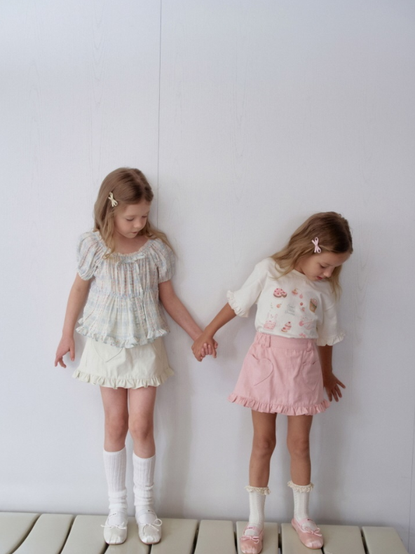 [K-Premium] Frill Heart Skirt