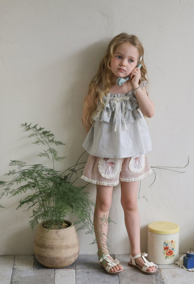 [K-Premium] Dear Deer Lace Shorts