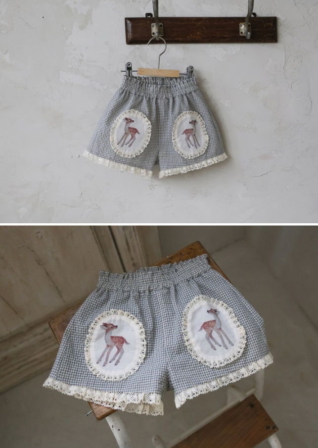 [K-Premium] Dear Deer Lace Shorts