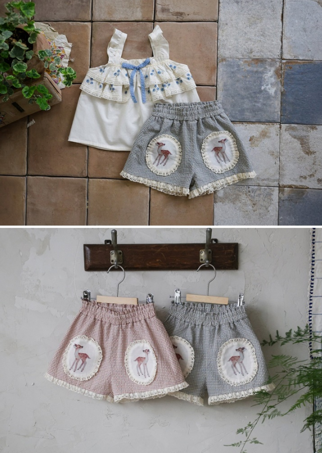 [K-Premium] Dear Deer Lace Shorts