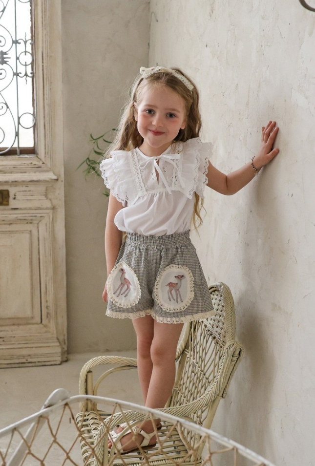 [K-Premium] Dear Deer Lace Shorts