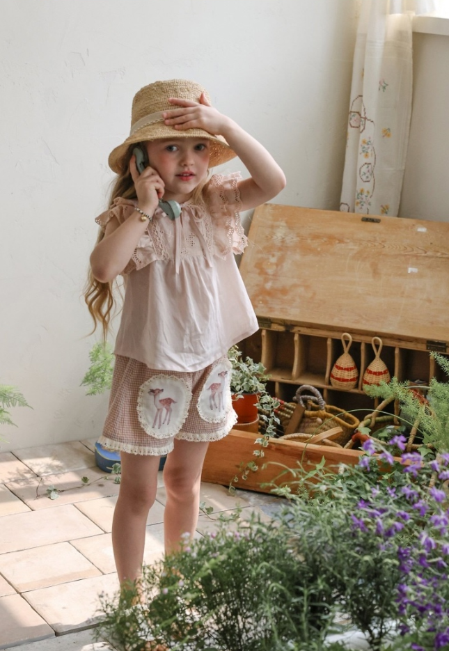 [K-Premium] Dear Deer Lace Shorts